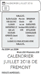 Mobile Screenshot of calendrier-juillet.com
