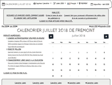Tablet Screenshot of calendrier-juillet.com